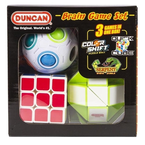 Duncan Brain Game Combo Set (Colour Shift, Quick Cube and Serpent)